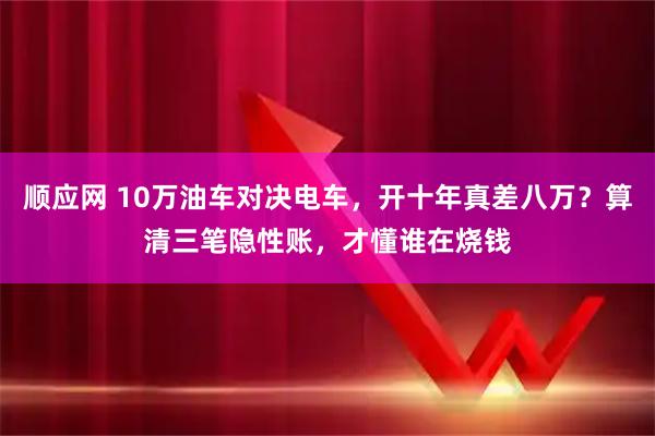 顺应网 10万油车对决电车,开十年真差八万?算清三笔隐性账,才懂谁在烧钱